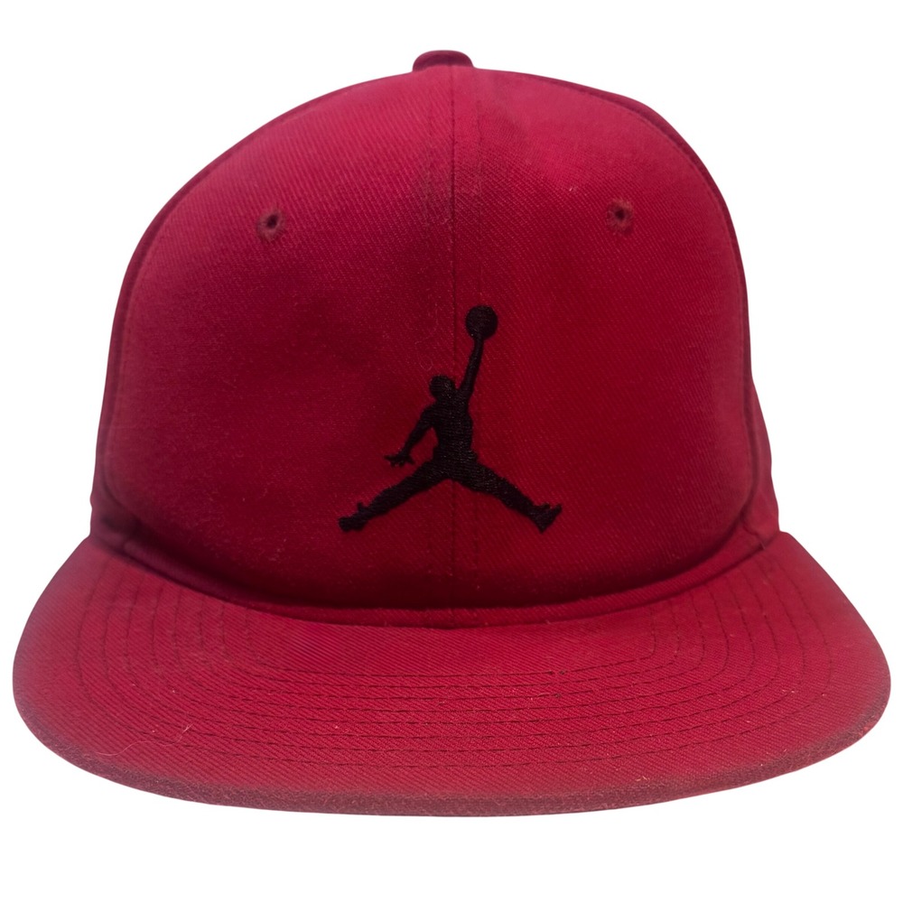 Jordan Snapback Hat Jumpman Logo Red Youth Kids One Size